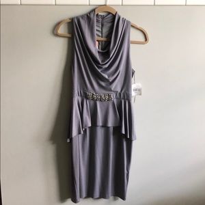 Gray cowl dress size 4